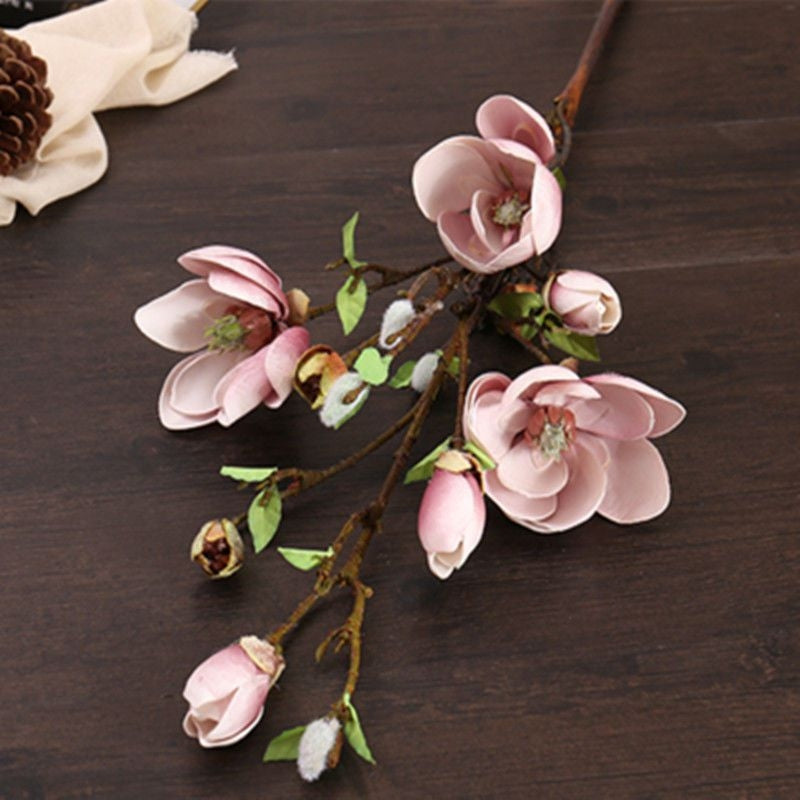 Faux Magnolia Flowers